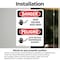Signmission High Voltage Keep Away Bilingual Danger Sign, Vinyl Decal, 5in W x 7in L, 2PK OS-2PACK-DS-D-57-VS-1344 - alternate 4